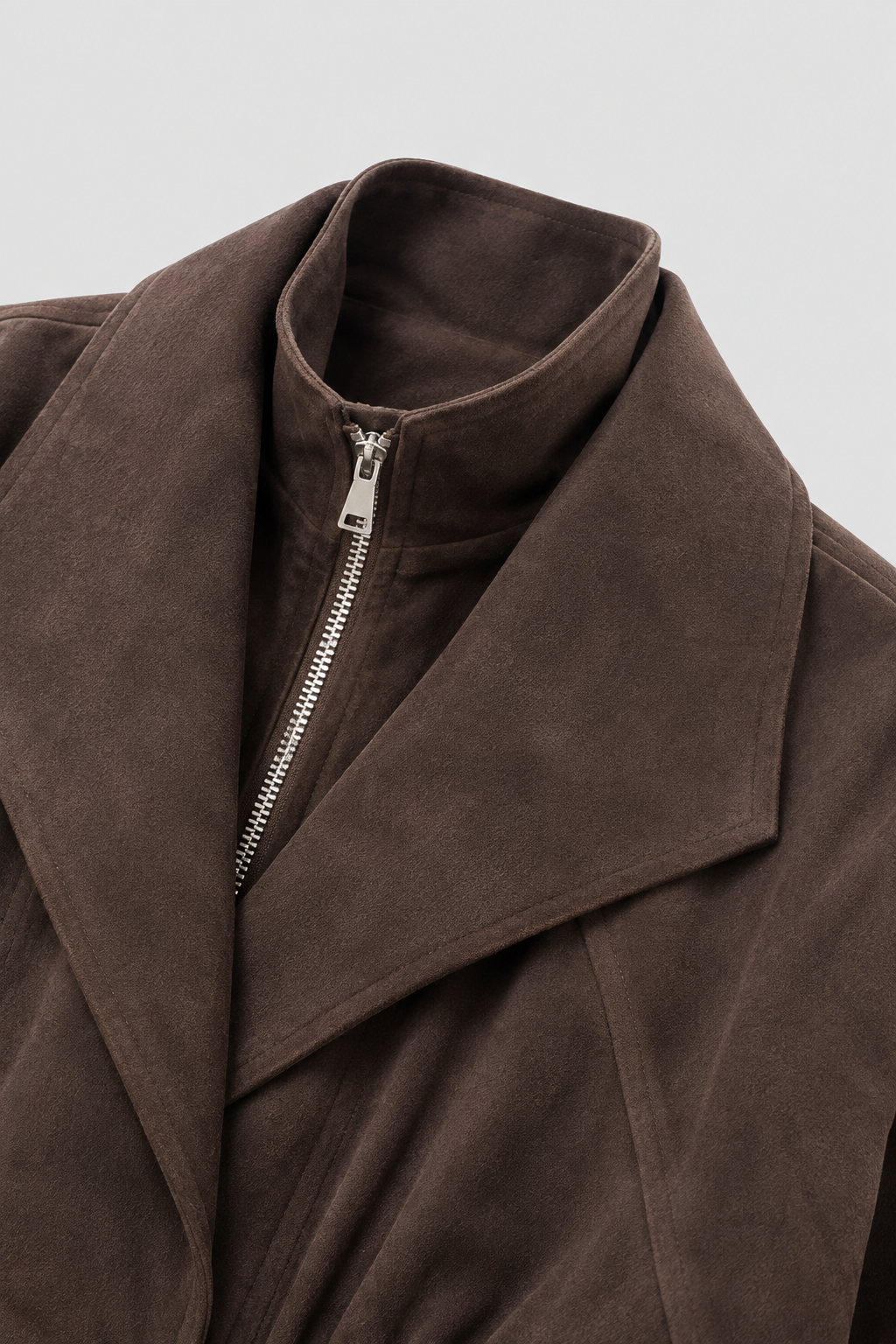 Veste courte en daim Cami