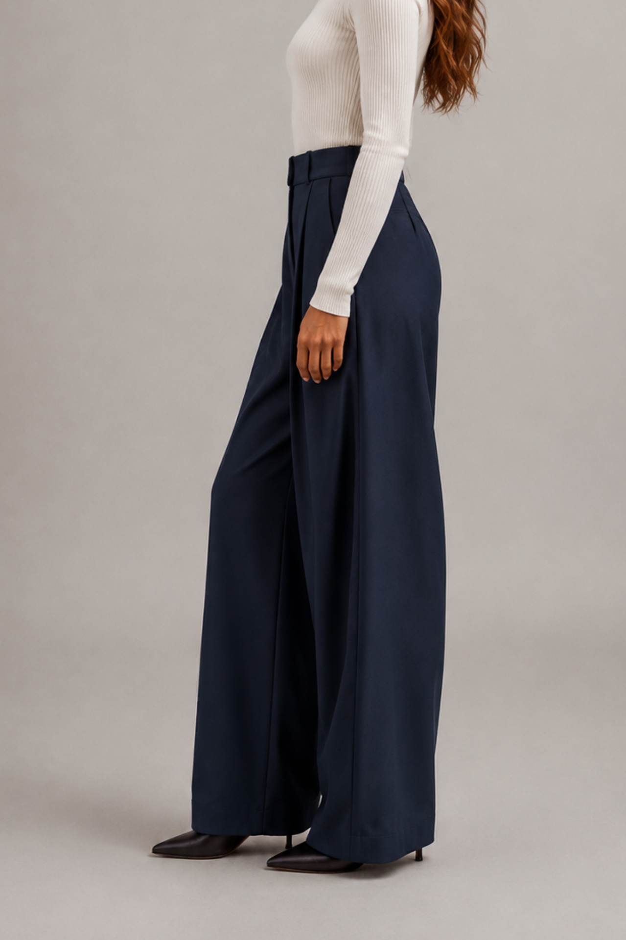 Pantalon Nora à jambes larges