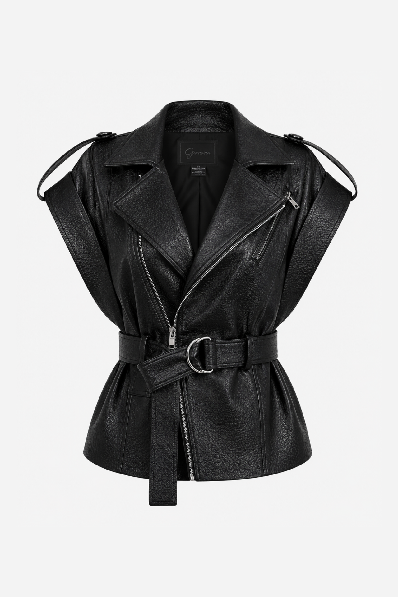 Gilet iconique en similicuir