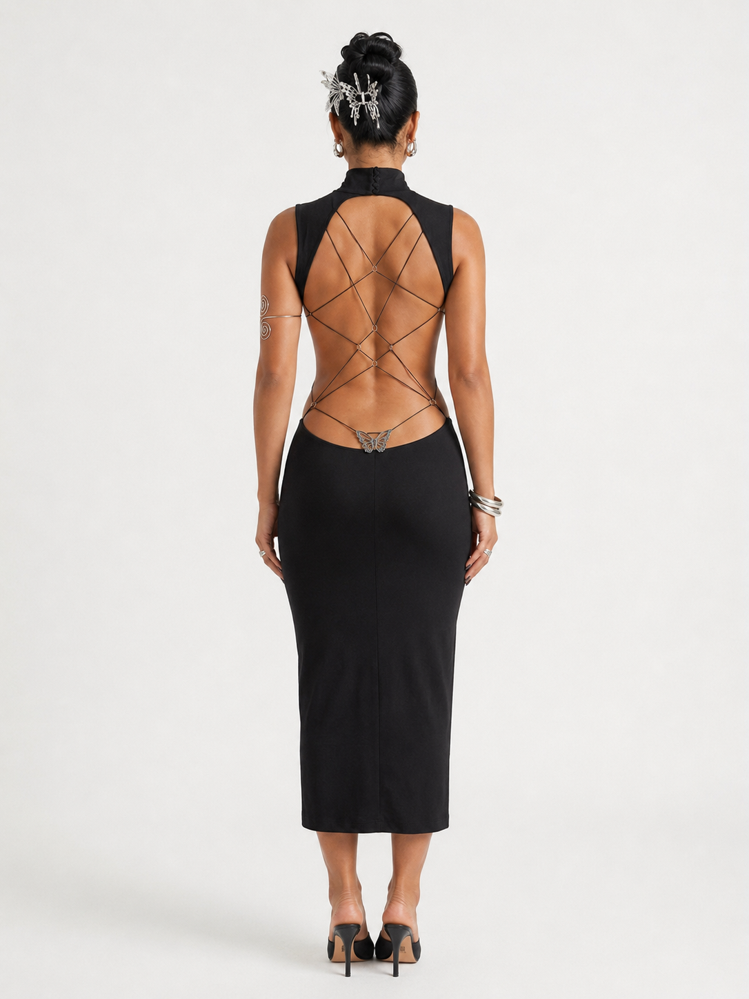 Robe Mina papillon